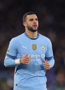 Kyle Walker of Manchester City in a soccer match.