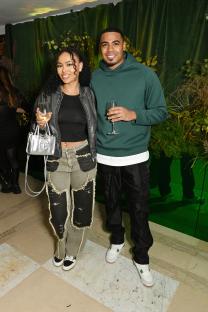 Ella Thomas and Tyrique Hyde at a concert.