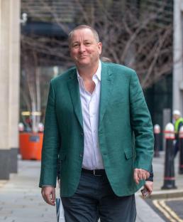 Mike Ashley, Frasers Group boss, arriving at the High Court.