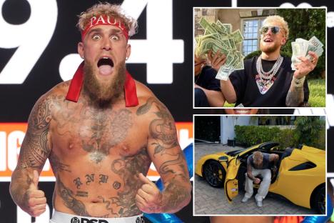 Jake Paul eyes Forbes’ list of highest-paid boxer after making $100m… and admits he ENJOYS fans wanting him to be KO’d
