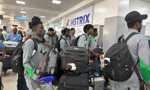 2025 U-20 AFCON: Flying Eagles arrive Abuja after bronze medal feat