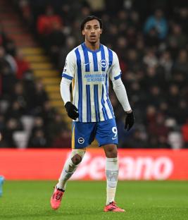Joao Pedro of Brighton and Hove Albion during a Premier League match.