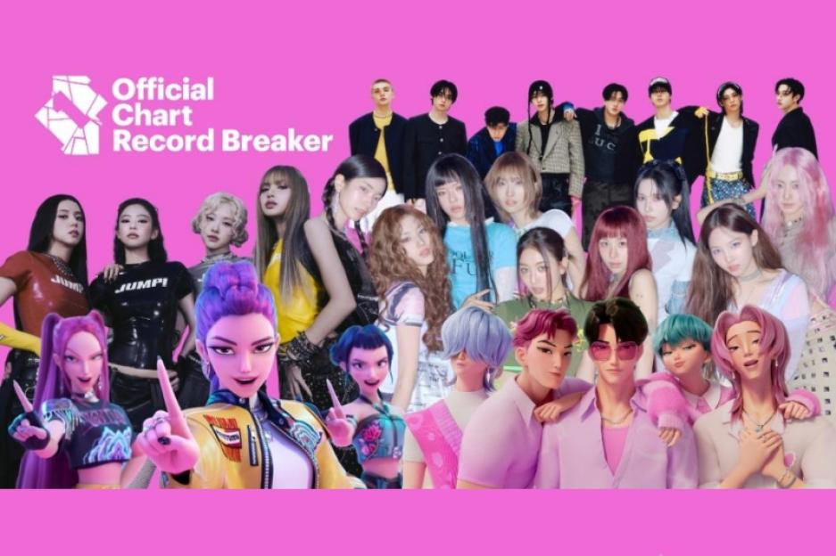 7 K-Pop Songs Land In Top 40 Of UK’s Official Singles Chart As HUNTR/X’s “Golden” Remains No. 1