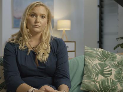 Virginia Giuffre in a Lifetime documentary.