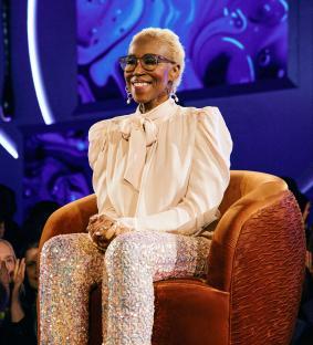 Trisha Goddard on Celebrity Big Brother.
