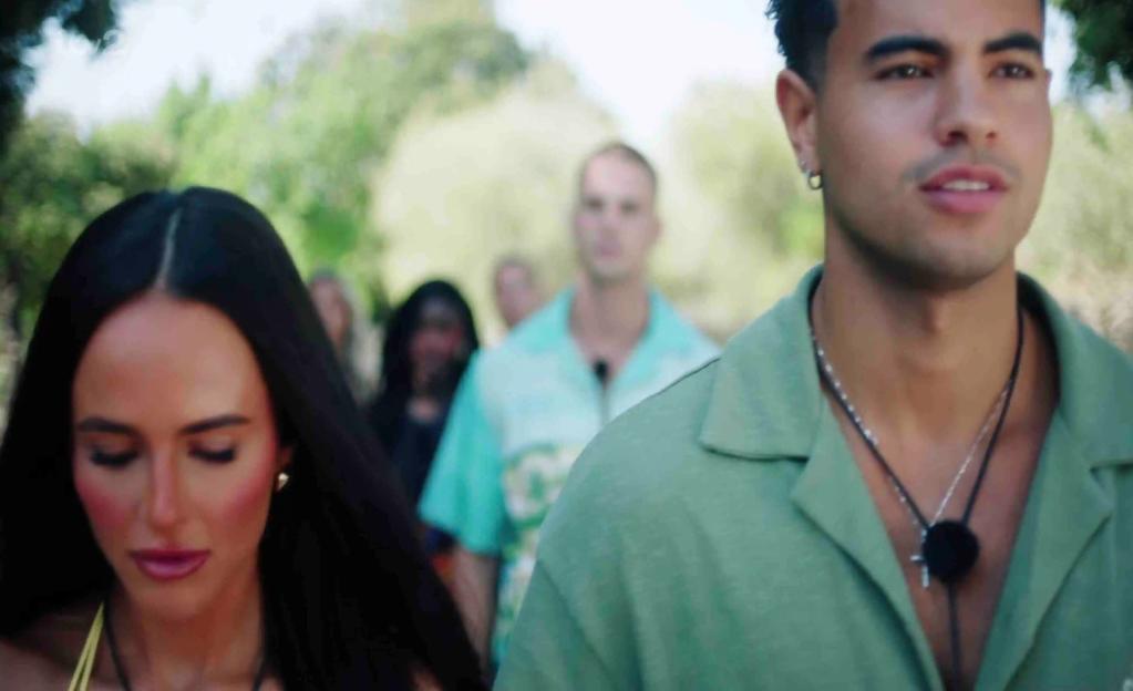 Dumped Love Island contestants walking.