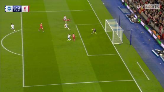 Mo Salah miss for Liverpool v Brighton, https://x.com/SkySportsPL/status/1924560158321004599