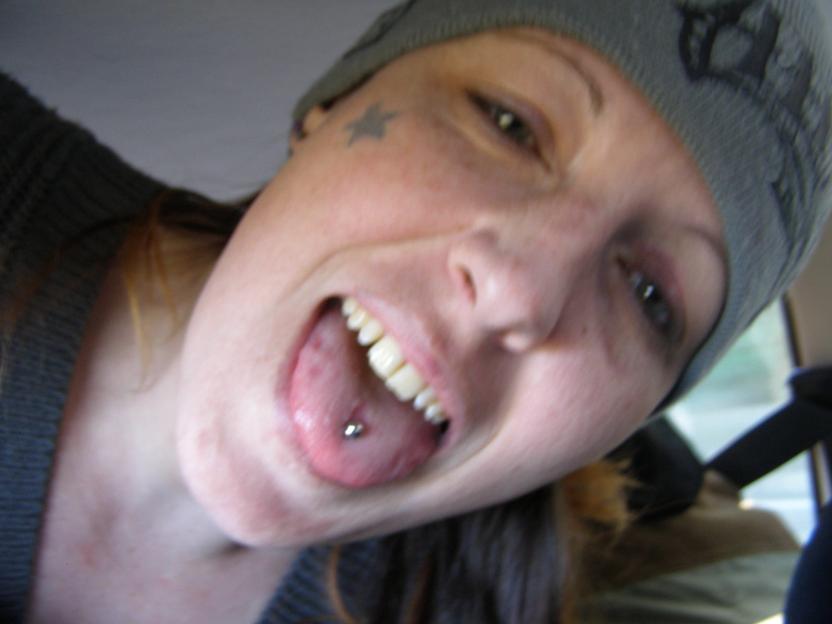 Close-up selfie of Joanna Dennehy, a serial killer.