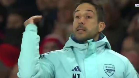Forget Declan Rice… eagle-eyed Arsenal fans think set-piece coach Nicolas Jover was real ‘hero’ vs Real Madrid