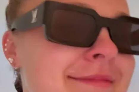 JoJo Siwa breaks down in tears after ‘magical’ time with Chris Hughes as Love Island star heads back to UK