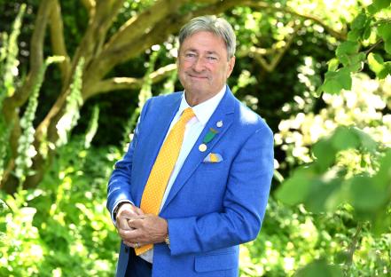 Alan Titchmarsh at the RHS Chelsea Flower Show.