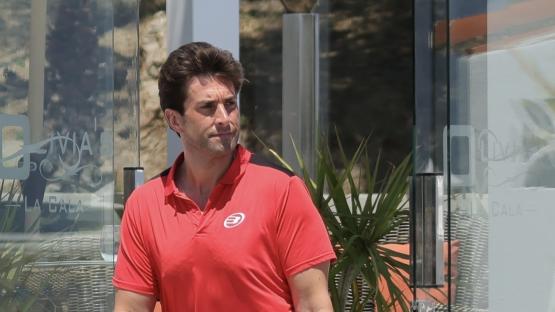 Shamed Towie star James Argent pictured back in Spain to attend domestic abuse course after horror attack on ex