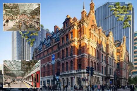 UK’s busiest train station reveals new multi-million pound renovation plans… after scrapping rooftop pool