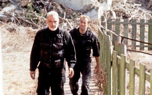 Sean Connery and Nicolas Cage in The Rock.