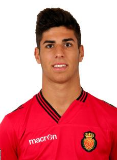 Marco Asensio Willemsen in RCD Mallorca jersey.