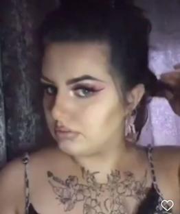 Comparison photo of a woman in 2019 and 2025.
