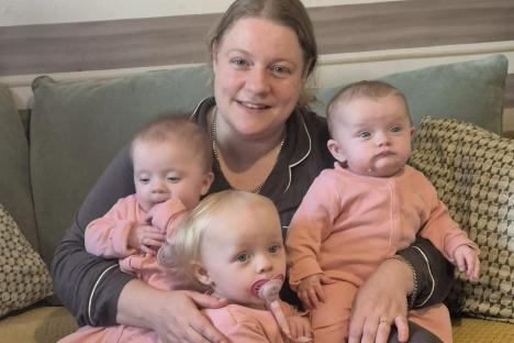 I had three babies but they are NOT triplets – no, it wasn’t planned and yes, it’s super tough at times