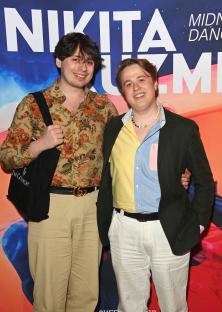 Jordan Sangha and Henry Southan at the press night performance of