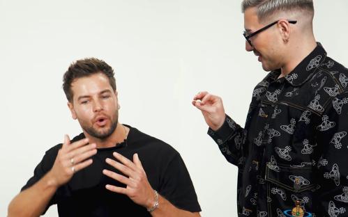 Danny Beard and Chris Hughes in a YouTube video.