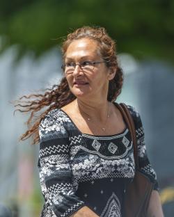 Louise Murguia, a vegan activist.