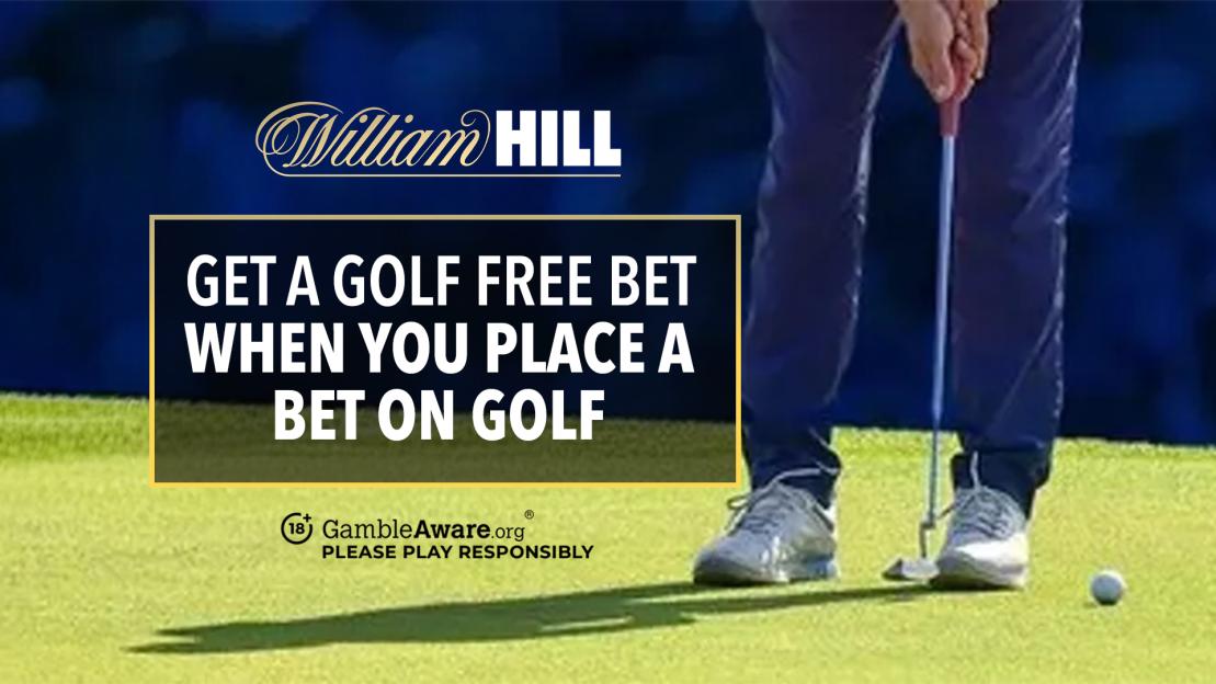 Get a Ryder Cup free bet when you bet on golf with William Hill