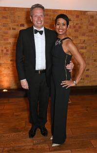 James Haggar and Naga Munchetty at the British Academy Television Craft Awards.