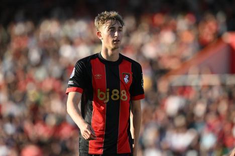 Dean Huijsen of AFC Bournemouth during a Premier League match.