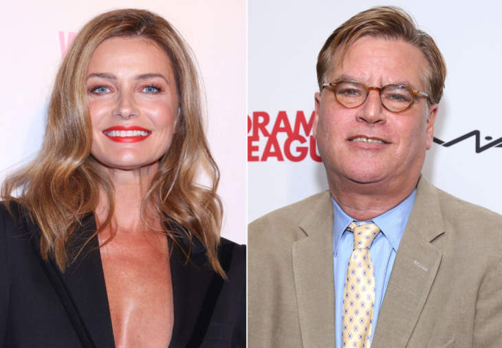 Random Couple Alert: Paulina Porizkova And Aaron Sorkin Are Apparently Together