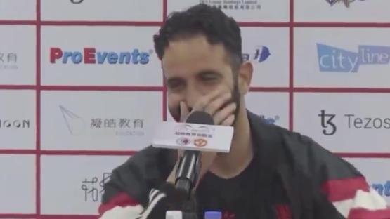 Watch as Ruben Amorim bursts out laughing after he is asked about touchy subject on Man Utd post-season tour