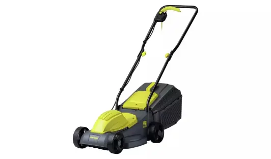 31cm corded rotary lawnmower.