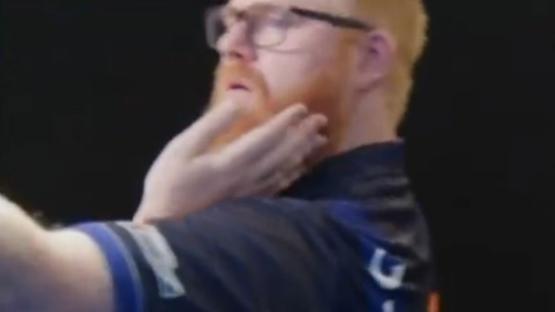 Darts star nicknamed the ‘Ginja Ninja’ faces fine for unsavoury antics after loss in fiery clash