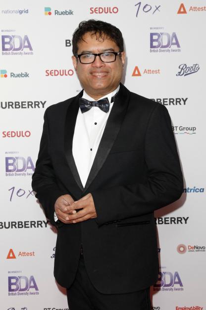 Paul Sinha at the British Diversity Awards.
