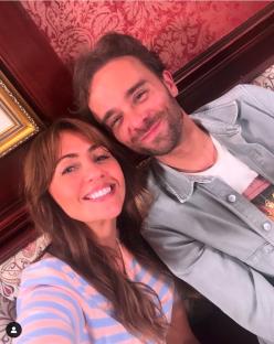 Photo of Jack P. Shepherd and Samia Longchambon.