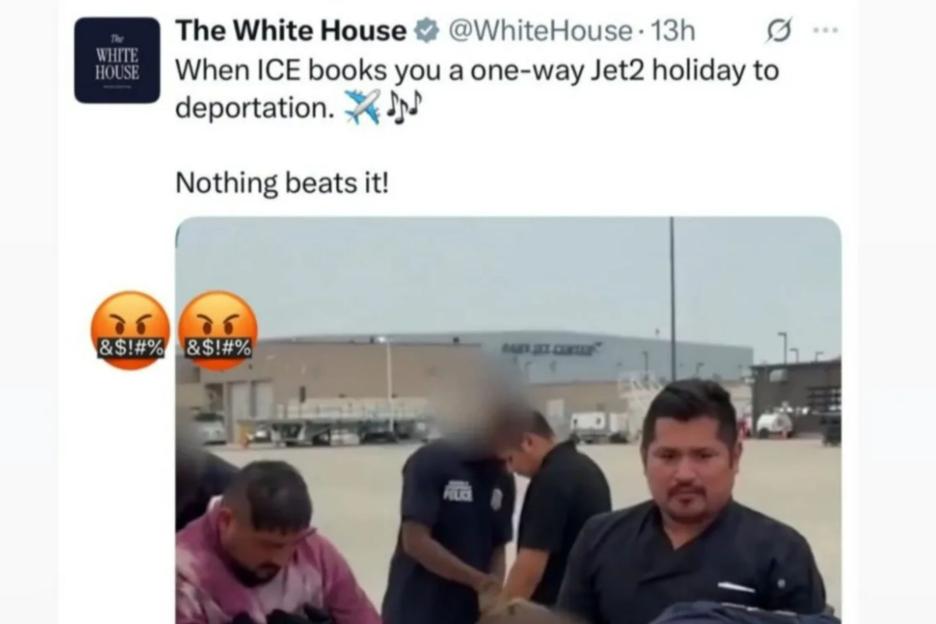 Jess Glynne blasts White House for using her viral Jet2 meme song over clip of Trump’s ICE deportations