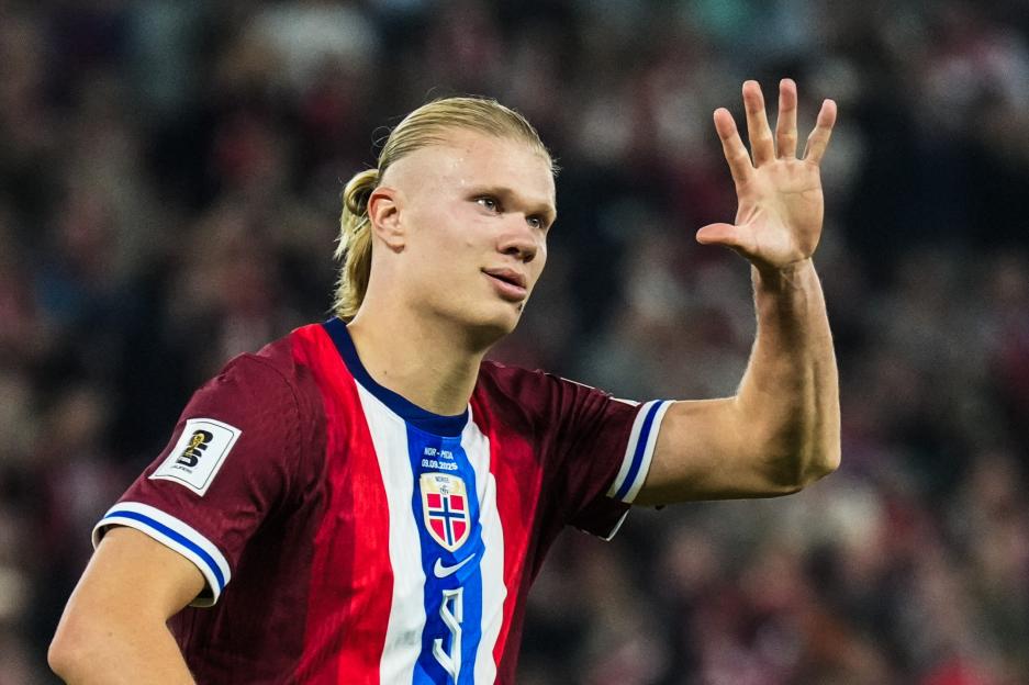 Erling Haaland’s classy four-word message to crestfallen Moldova keeper he scored FIVE past in 11-1 mauling