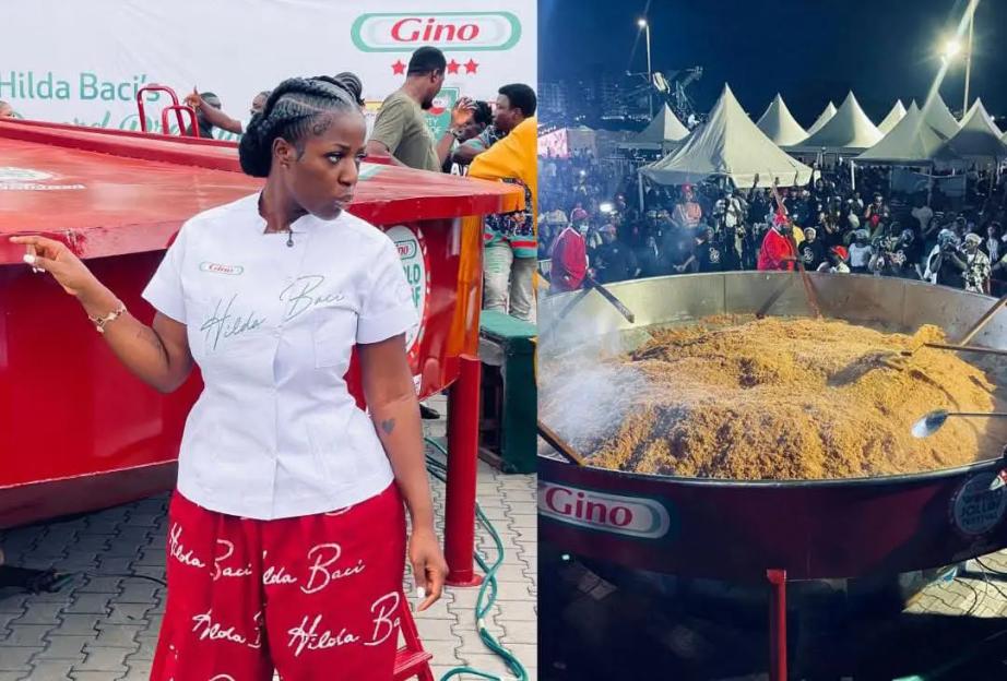 BREAKING: Guinness World Records officially confirms Hilda Baci’s largest pot of Jollof feat