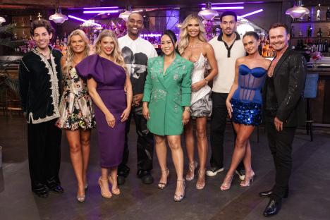 The cast of Celebs Go Dating, Series 14, posing for a photo.