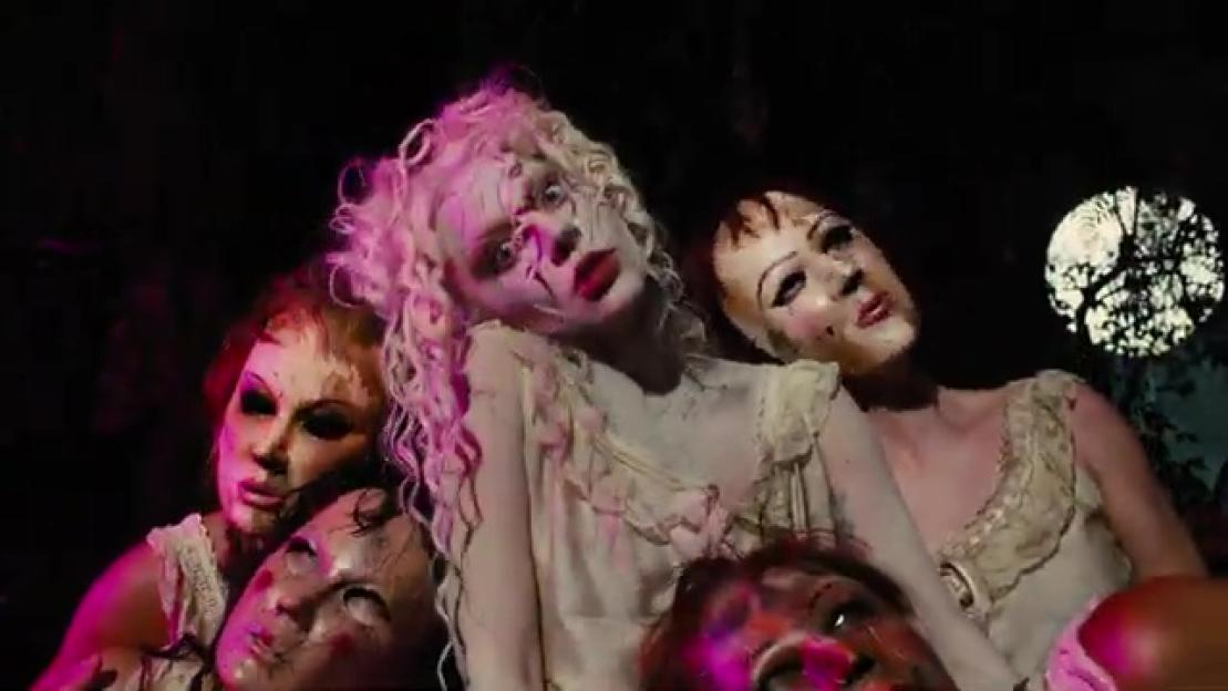 Lady Gaga in the music video for "The Dead Dance."