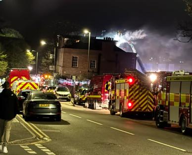 Dover fire: Over 40 homes evacuated as huge blaze erupts at block of flats in early hours of Easter Sunday
