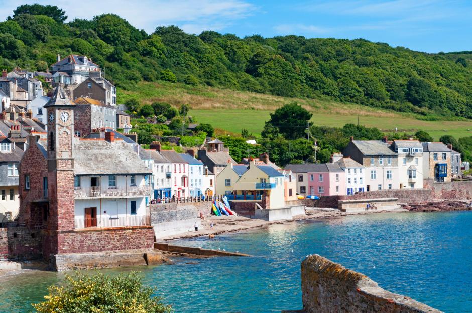 Kingsand coastal village in Cornwall, England.