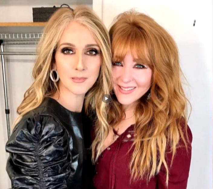 Celine Dion and Charlotte Tilbury together.