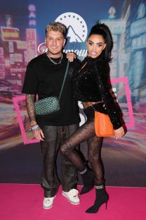 JJ Slater and Katie Price at a Geordie Shore launch party.