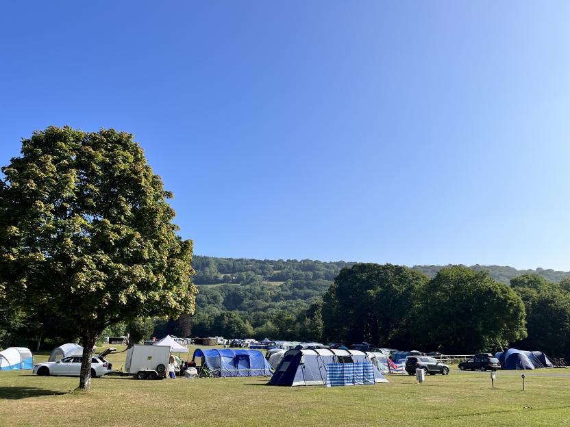 River Dart Country Park campsite.