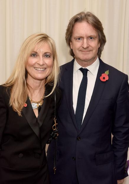 Fiona Phillips and Martin Frizell at the Daily Mirror Pride of Britain Awards.