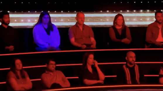 Contestants on a game show.