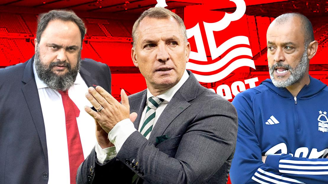 Nottingham Forest make Brendan Rodgers top manager target with Nuno Espirito Santo expected to get boot this week
