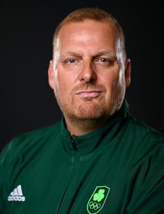 Headshot of Dr. Jon Rudd, National Performance Director for Team Ireland swimming.