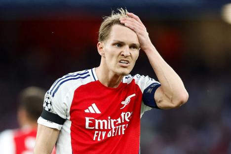 Martin Odegaard should be STRIPPED of the Arsenal captaincy following PSG horror show, says former MOTD pundit