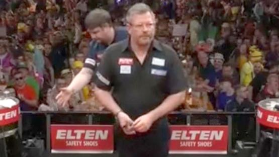 ‘That’s not how it works’ – James Wade defended after he broke unwritten darts rule with awkward handshake snub
