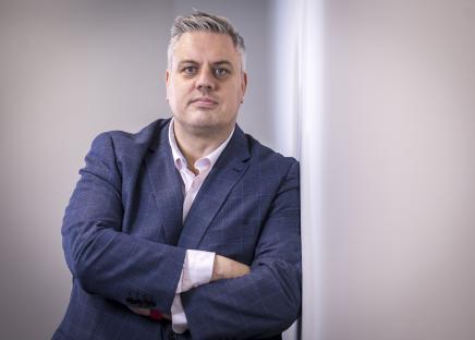 Portrait of Blair McDougall, MP.